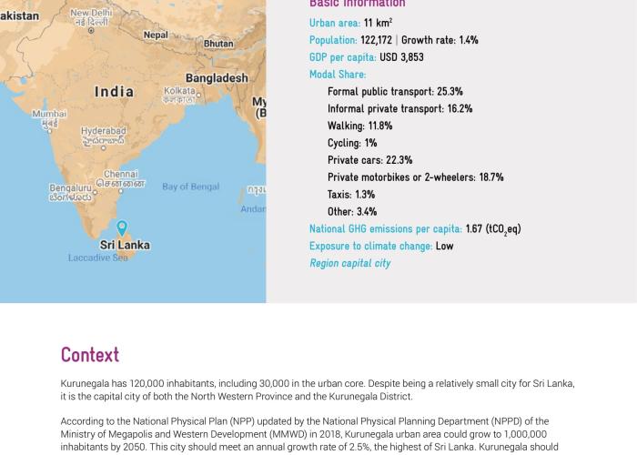 Factsheet Kurunegala MobiliseYourCity